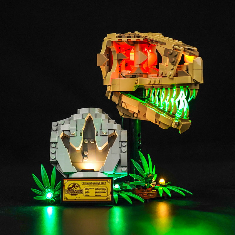 LED Light Kit for LEGO® Jurassic World™ 76964 Dinosaur Fossils: T. rex Skull