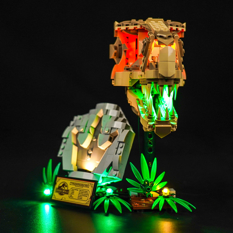 LED Light Kit for LEGO® Jurassic World™ 76964 Dinosaur Fossils: T. rex Skull