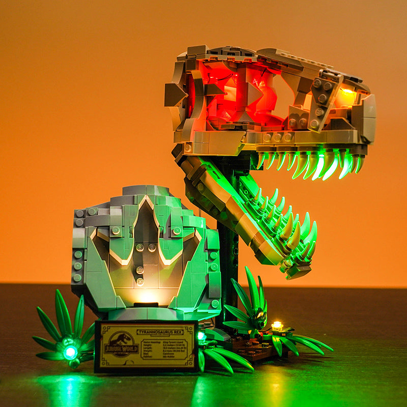 LED Light Kit for LEGO® Jurassic World™ 76964 Dinosaur Fossils: T. rex Skull