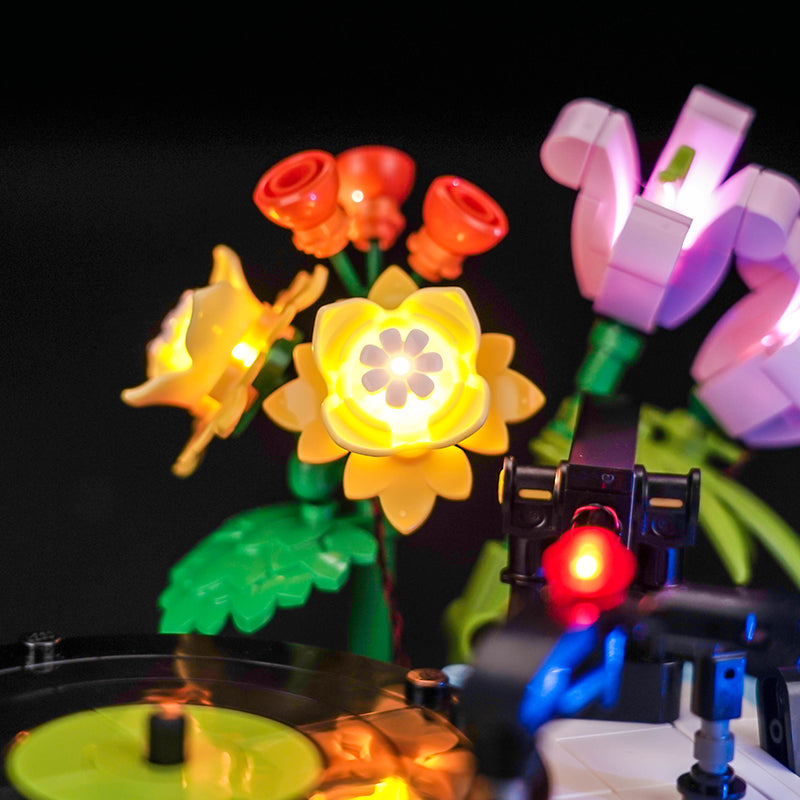 LED Light Kit for LEGO® Creator 3-in-1 31172 Record Player with Flowers