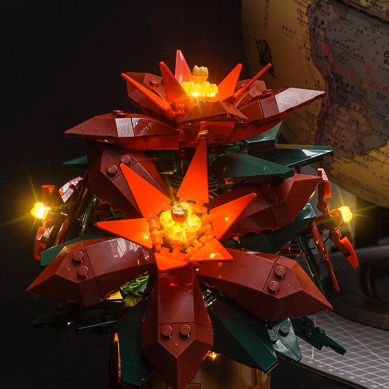 LED Light Kit for LEGO® Botanicals 10370 Poinsettia
