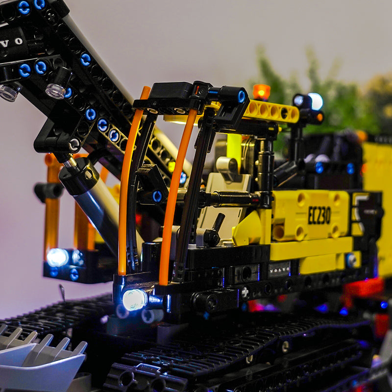 LED Light Kit for LEGO® Technic 42175 Volvo FMX Truck & EC230 Electric Excavator