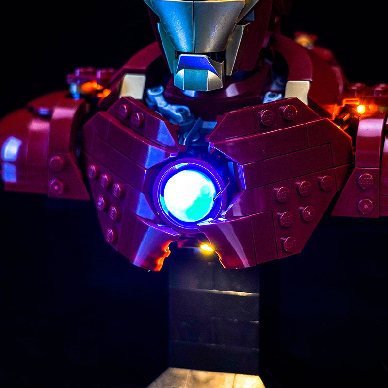 LED Light Kit for LEGO® Marvel Iron Man MK4 Bust 76327