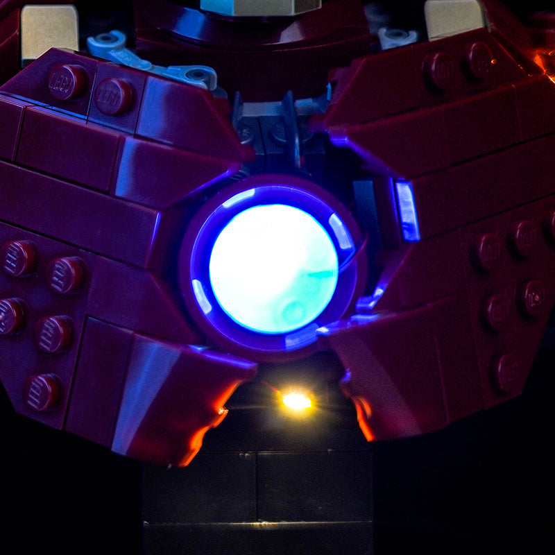 LED Light Kit for LEGO® Marvel Iron Man MK4 Bust 76327
