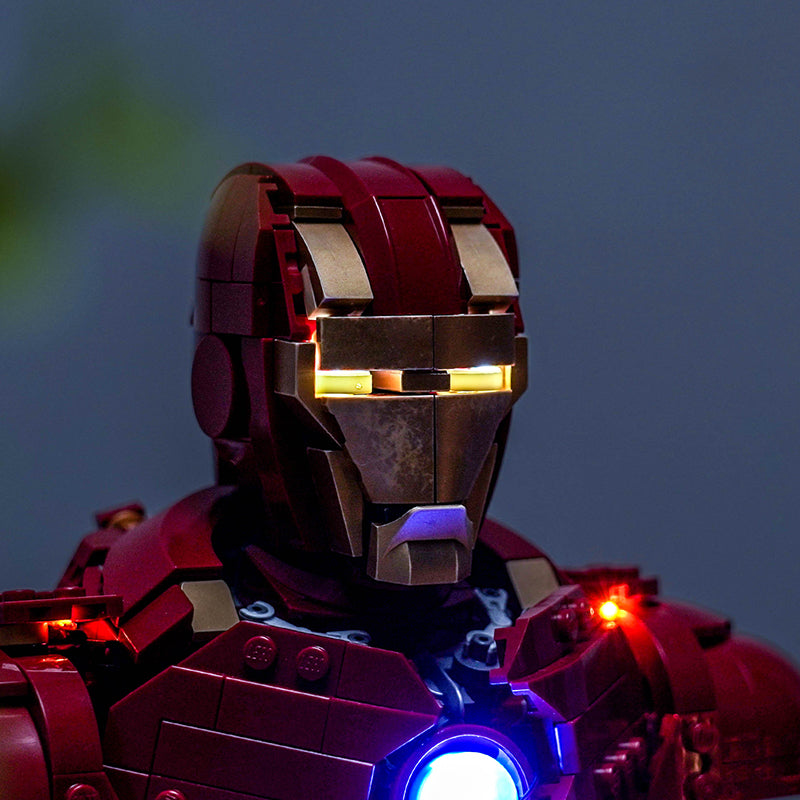 LED Light Kit for LEGO® Marvel Iron Man MK4 Bust 76327