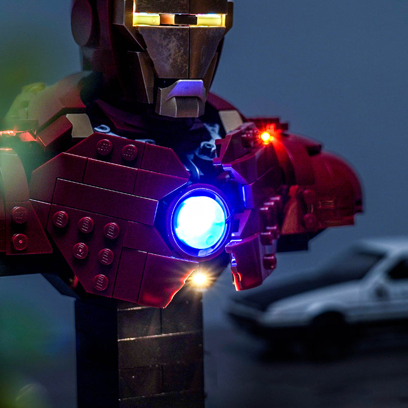 LED Light Kit for LEGO® Marvel Iron Man MK4 Bust 76327
