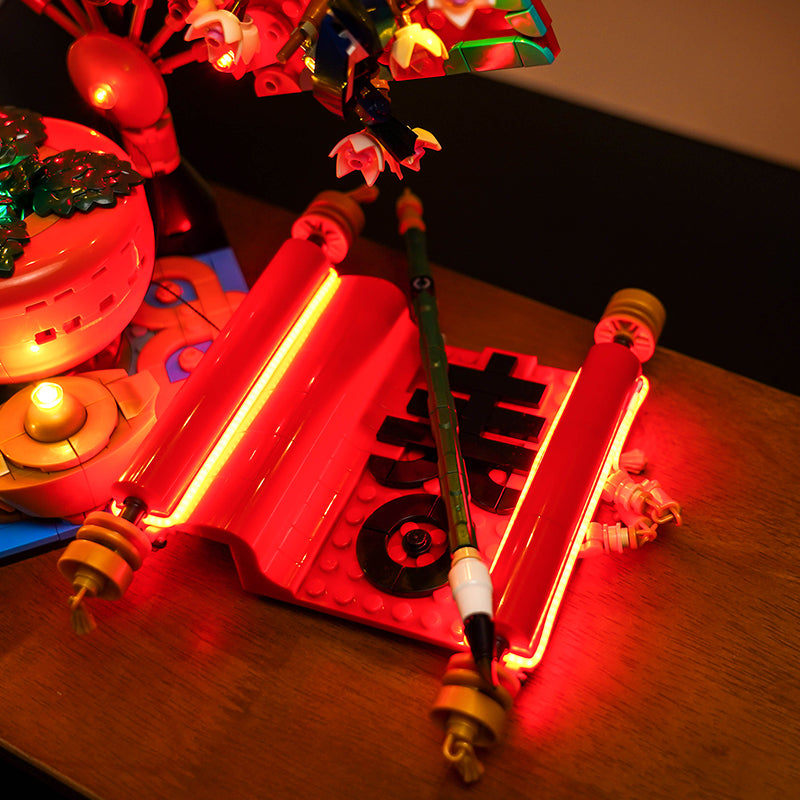LED Light Kit for LEGO® Spring Festival 80117 Good Fortune