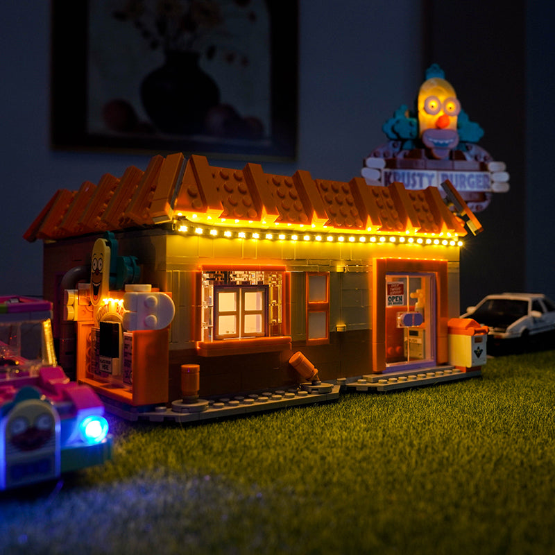 LED Light Kit for LEGO® Icons The Simpsons™: Krusty Burger 10352