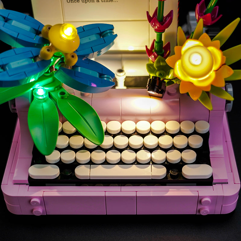 LED Light Kit for LEGO® Creator 3in1 Typewriter with Flowers 31169