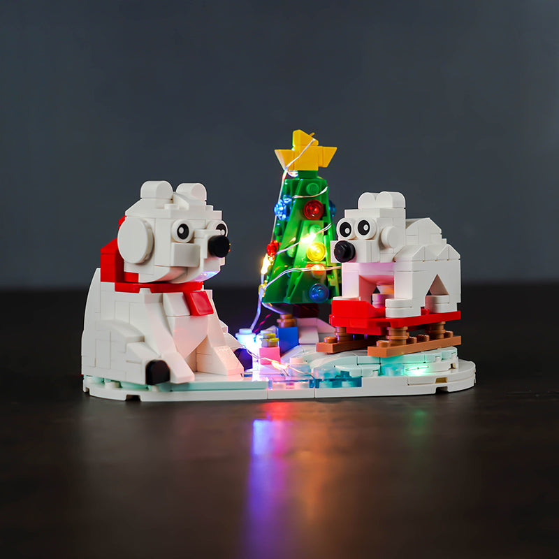 LED Light Kit for LEGO® Seasonal 40571 Wintertime Polar Bears