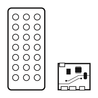 Brickshining RGB Remote Control and Remote Control Module for LEGO Light Kit