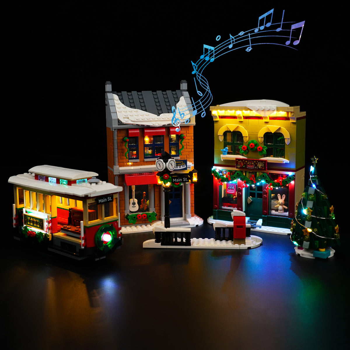 LED Light Kit for LEGO® Icons 10308 Holiday Main Street