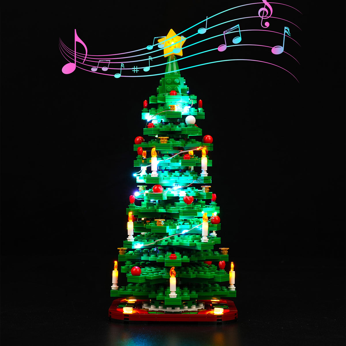 LED Light Kit for LEGO® Seasonal 40573 Christmas Tree